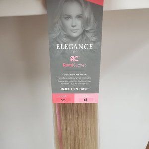Tape In Hair Extensions  Light Ash Blonde